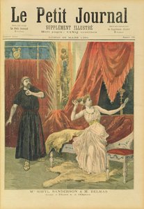 1894年3月26日，来自&39;Le Petit Journal&39;的Jules Massenet（1841-1912）的&39;Thais&39;小姐Sibyl Sanderson（1865-1903）和Jean Francois Delmas先生（1861-1933）