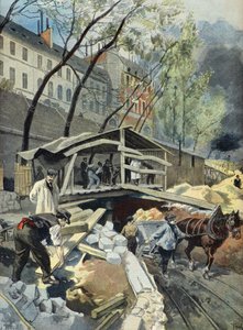 1899 年巴黎大都会工程（雕刻） 作者 奥斯瓦尔多·托法尼（Oswaldo Tofani）