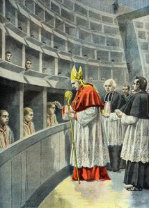 理查德神父在小罗凯特为年轻囚犯做坚信礼 作者 Oswaldo Tofani