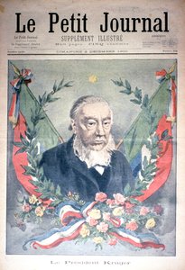 克鲁格总统，“Le Petit Journal”的封面，1900年12月2日（彩色雕刻）