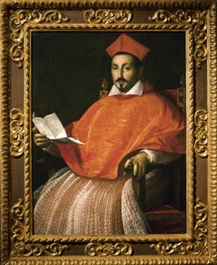 Ottavio Leoni 红衣主教 Scipione Borghese (Scipione Caffarelli-Borghese) (1577-1633) 的肖像 -
