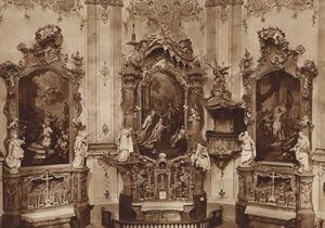 修道院 -  Ettal教堂，Side Altars 作者 Otto Ballerstedt