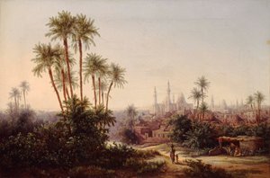 开罗的景色，1867年。 作者 奥托·乔治