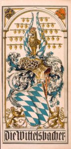 Die Stammwappen der deutschen Fürstenhäuser: Die Wittelsbacher