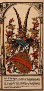 Die Stammwappen der deutschen Fürstenhäuser: Die Zähringer