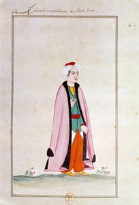 奥斯曼艺术：年轻的土耳其人。 从手稿打印 作者 奥斯曼帝国学校