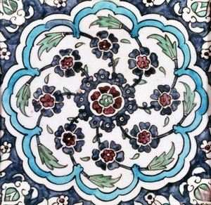 瓷砖（fritware） 作者 奥斯曼帝国学校