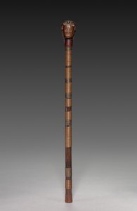 权杖 作者 Ovimbundu 人，安哥拉，中非，非洲，19 世纪末或 20 世纪初