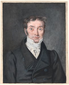 教师汉斯-延森-维斯比（Hans Jensen Visby，1777-1870 年）的肖像，来自拉姆勒塞教区的阿格鲁普。 作者 PC Skovgaard