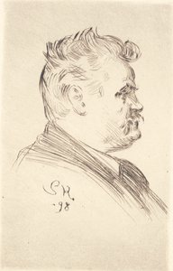 卡尔-洛赫肖像，侧面 作者 Peder Severin Krøyer