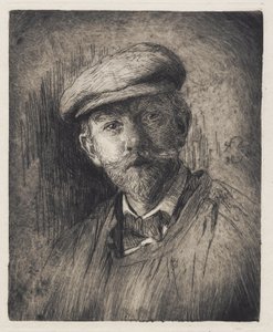 自画像 作者 Peder Severin Krøyer