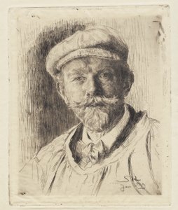 自画像 作者 Peder Severin Krøyer