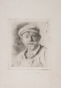 自画像 作者 Peder Severin Krøyer