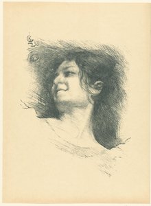 嬉笑的女人头像
Etude de femme
笑脸（系列名称） 作者 L'Epreuve