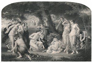 丘比特十四行诗的解除武装，c1870 作者 P.莱特富特