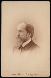 William Chauncy Langdon牧师的肖像，1831-1895年，约1881年。 作者 帕克兄弟