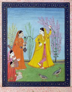 春天的开始，来自Chamba，Himachal Pradesh，c.1800