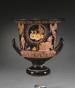 Lucanian Calyx-Krater，约公元前400年（陶瓷） 作者 画家波利科罗