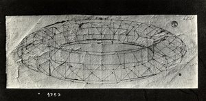 Study of a "mazzocchio" (padded rolled base of a hood) (pen & ink on paper) 作者 保罗·乌切洛