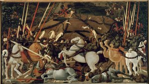 1432年的圣罗马诺战役：贝尔纳迪诺·德拉·卡达（Bernardino della Carda）的离职 作者 保罗·乌切洛