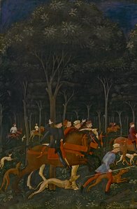森林中的狩猎，c.1465-70
