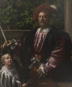 洛伦佐-赛博肖像 作者 Parmigianino
