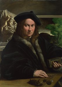 收藏家的肖像，c。 1523。 作者 帕玛强尼诺