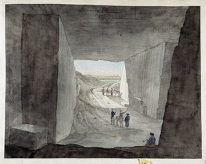 埃及。 卡坦山采石场的内部景观 作者 帕斯卡泽维尔（后）科斯特