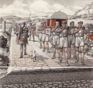 罗马道路（水粉画纸）