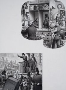 威廉-布斯（1829-1912）（纸上水粉画）