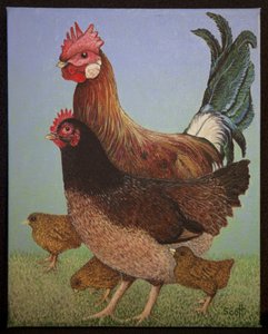 鸡家庭，2016 作者 帕特·斯科特