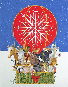 圣诞之旅（布面油画） 作者 帕特·斯科特