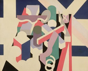PaintingNature Morte，1923-24（画布上的油画和铅笔）