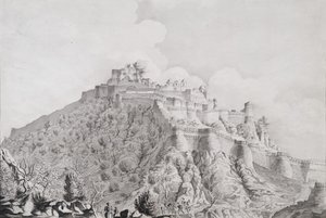 科穆尔默山堡垒的城堡 作者 帕特里克·沃