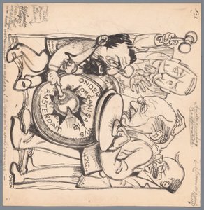 阿姆斯特丹市议员
Amsterdamsche Raa(d)smuziek（标题见实物） 作者 Patricq Kroon（艺术家签名）