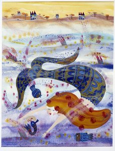 美人鱼 - 插画：Patrizia La Porta 作者 帕特里齐娅·拉波塔