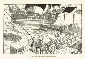 古代水手发怒记（版画） 作者 彭定康