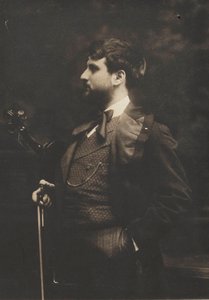 小提琴家和作曲家Joan Manén y Planas 1883-1971的肖像，约1910年。 作者 保罗·奥杜亚德