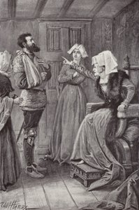 Illustration for The Cloister and The Hearth by Charles Reade (litho) 作者 保罗（继）哈代