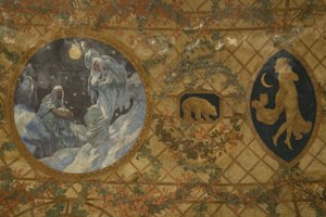 革命日历的月份：尼沃兹，1909 至 1910 年间（壁画）