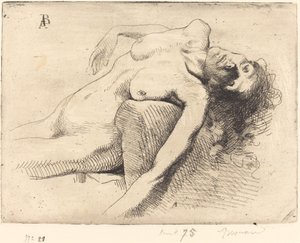 垂死的女人La Mourante, 1885年。