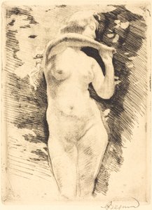 夏娃，1886年。 作者 保罗·阿尔伯特·贝斯纳德