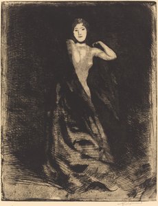 La Femme》正面插图，约1886年。