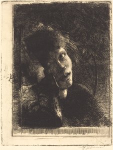 La Muse Accoudée, 1884年。 作者 保罗·阿尔伯特·贝斯纳德