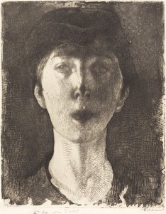 比利时的伊丽莎白女王 La Reine Élisabeth de Belgique, 1917年。 作者 保罗·阿尔伯特·贝斯纳德