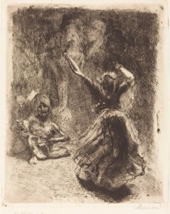 坦乔尔的舞者 La bayadère de Tanjore, 1914年。 作者 保罗·阿尔伯特·贝斯纳德