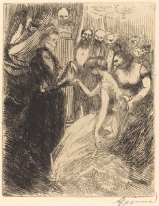 介绍 La présentation, 1900. 作者 保罗·阿尔伯特·贝斯纳德