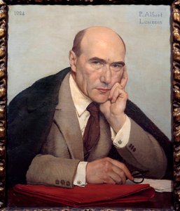 法国作家安德烈·基德（Andre Gide）的肖像（1869-1951） 作者 保罗·阿尔伯特·劳伦斯