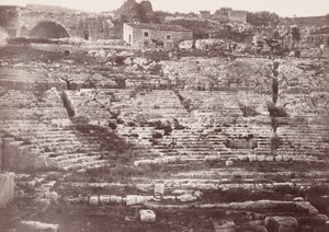 锡拉库扎圆形剧场，1865 年（照片 作者 保罗·伯蒂尔