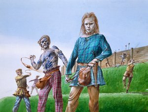 铁器时代的部落成员，约公元前5世纪，约1990-2010年 作者 保罗·伯贝克